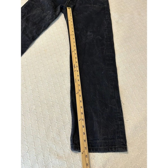 Levis 501 Jeans Mens Size 34 X 34 Black Label Straight Leg Dark Blue 32 X 31 1/2 - Picture 10 of 16